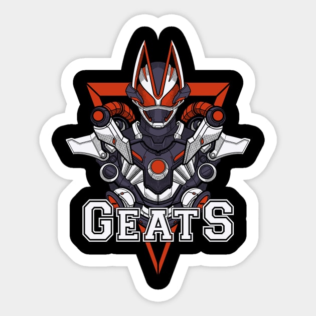 Kamen rider geats Sticker by eleazarion